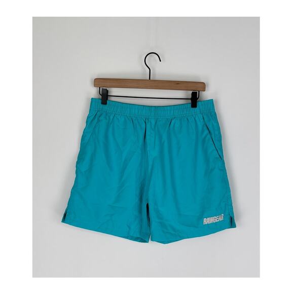 Rawgear Athletic Shorts Drawstring Waistband Mens Size Medium Blue New - Picture 1 of 8
